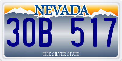 NV license plate 30B517