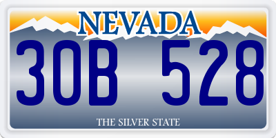 NV license plate 30B528