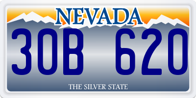 NV license plate 30B620