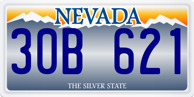 NV license plate 30B621