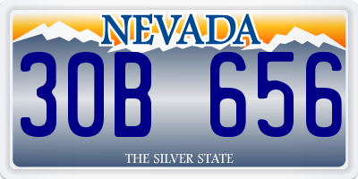 NV license plate 30B656