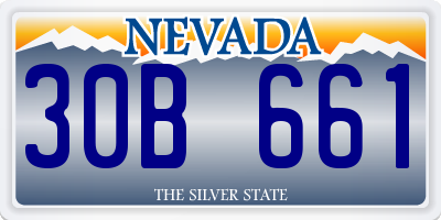 NV license plate 30B661