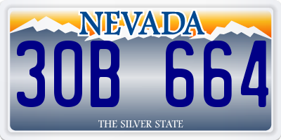 NV license plate 30B664