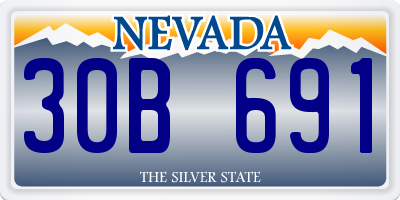 NV license plate 30B691