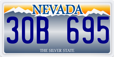 NV license plate 30B695