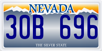 NV license plate 30B696