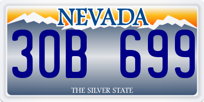 NV license plate 30B699