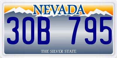 NV license plate 30B795