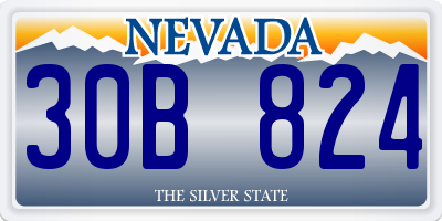 NV license plate 30B824