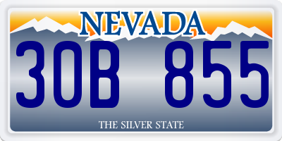 NV license plate 30B855