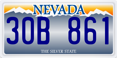NV license plate 30B861