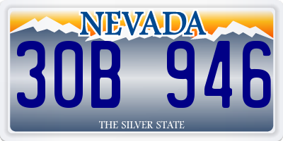 NV license plate 30B946