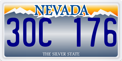 NV license plate 30C176