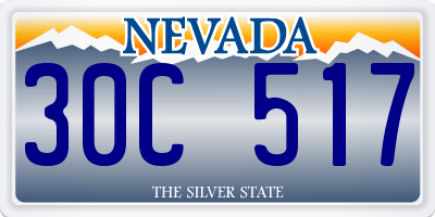 NV license plate 30C517