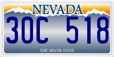 NV license plate 30C518