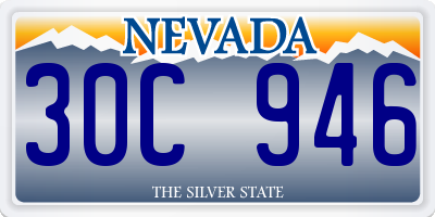 NV license plate 30C946