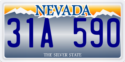NV license plate 31A590