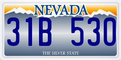 NV license plate 31B530