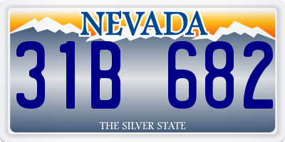 NV license plate 31B682