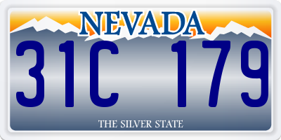 NV license plate 31C179