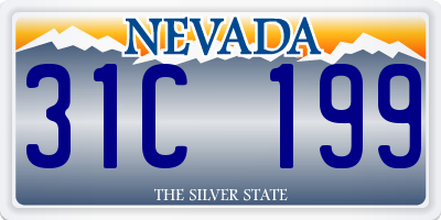 NV license plate 31C199