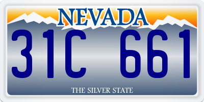 NV license plate 31C661