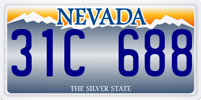 NV license plate 31C688