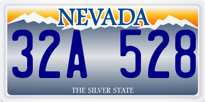 NV license plate 32A528