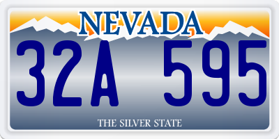 NV license plate 32A595