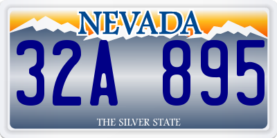 NV license plate 32A895