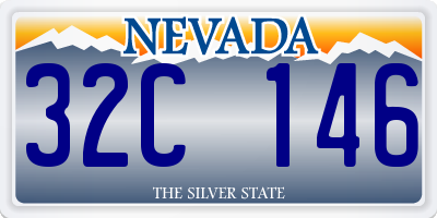 NV license plate 32C146