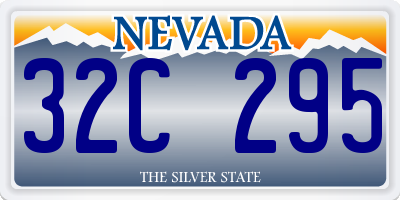 NV license plate 32C295