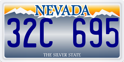 NV license plate 32C695