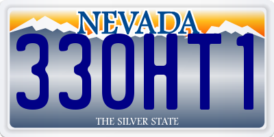 NV license plate 330HT1