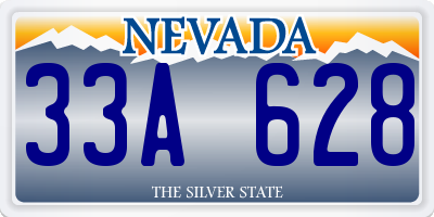 NV license plate 33A628