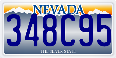 NV license plate 348C95