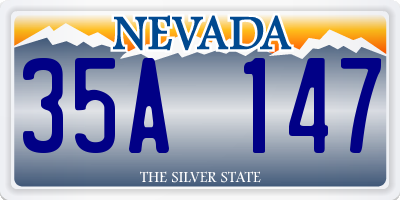 NV license plate 35A147