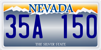 NV license plate 35A150