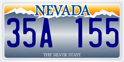 NV license plate 35A155