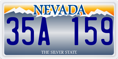 NV license plate 35A159