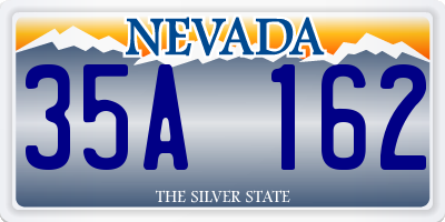 NV license plate 35A162