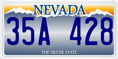 NV license plate 35A428