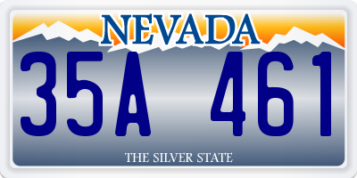 NV license plate 35A461
