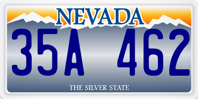 NV license plate 35A462