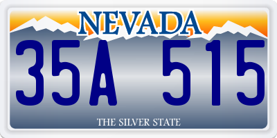 NV license plate 35A515
