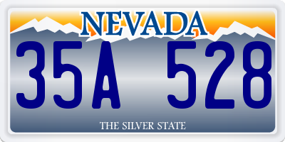 NV license plate 35A528