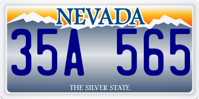 NV license plate 35A565