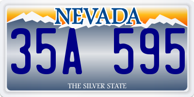 NV license plate 35A595