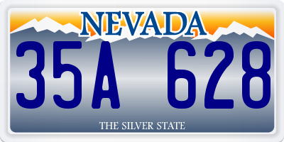 NV license plate 35A628