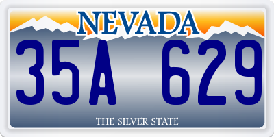 NV license plate 35A629